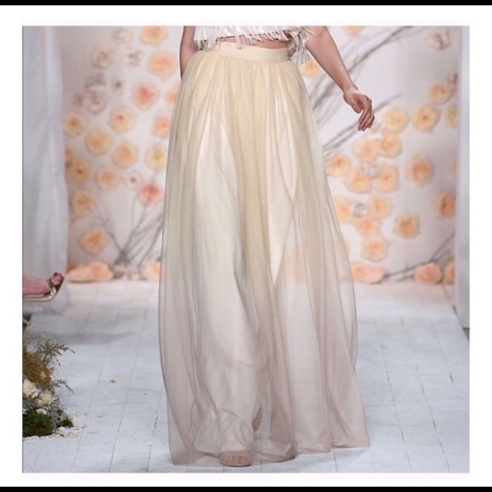 LC Lauren Conrad Runway Ombré Skirt